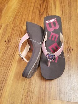NBW Bebe sport wedge sandals size 8