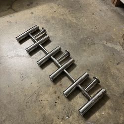 6 Link Rocket Launcher Fishing Rod Holders (there is a dent)