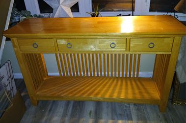 Couch, coffee table,  entryway table
