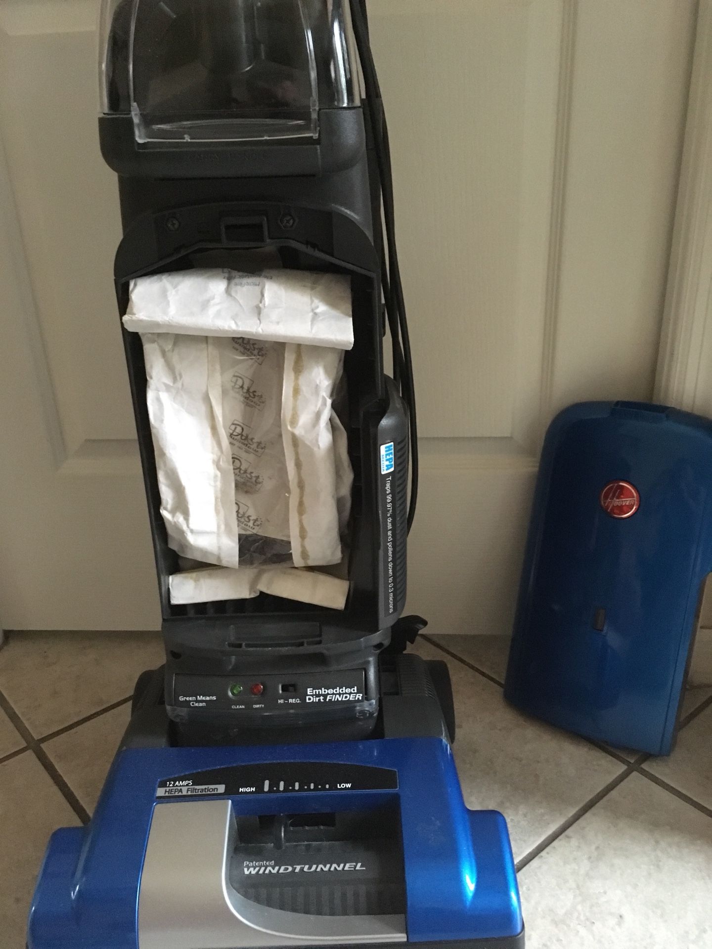 Hoover Anniversary WindTunnel SelfPropelled Bagged Upright Vacuum