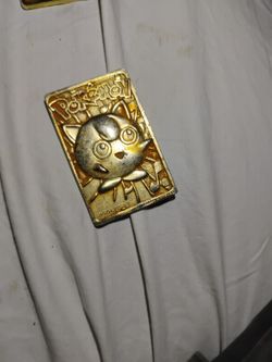 Gold Pokemon Card