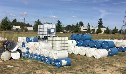 Plastic Or Metal Barrels, IBC Totes And IBC Tote Cages