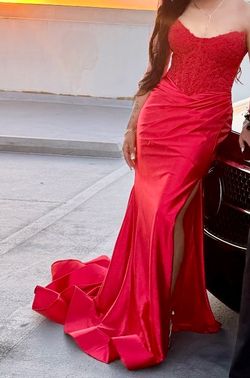 💃🏻BEAUTIFUL RED DRESS (WORE 1x FOR PROM) CAN BE WORN FOR ANY ELEGANT EVENT!!!