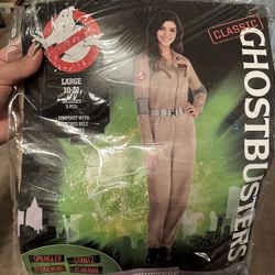 Adult Women Ghost Buster Costume Large