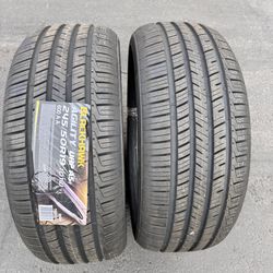 Pair (2) 245 50 19 Blackhawk All Season tires