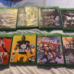 Xbox One Games 10 Each Or 65 For All(read Description)