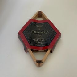 Brunswick Regulation Nine Ball Rack, designed for the game of 9-ball billiards Pool Table