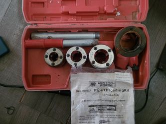 Pipe threading kit 5pies set
