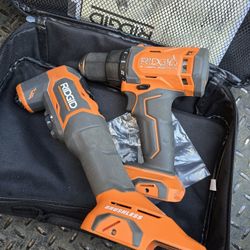 RIDGID 18V Brushless Cordless Multi-Tool and brushless drill(Tool Only)