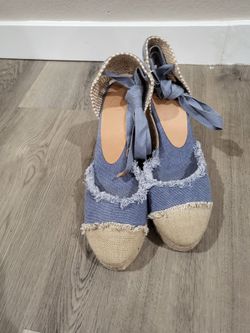 Castaner Catalina Wedge Espadrilles - Blue