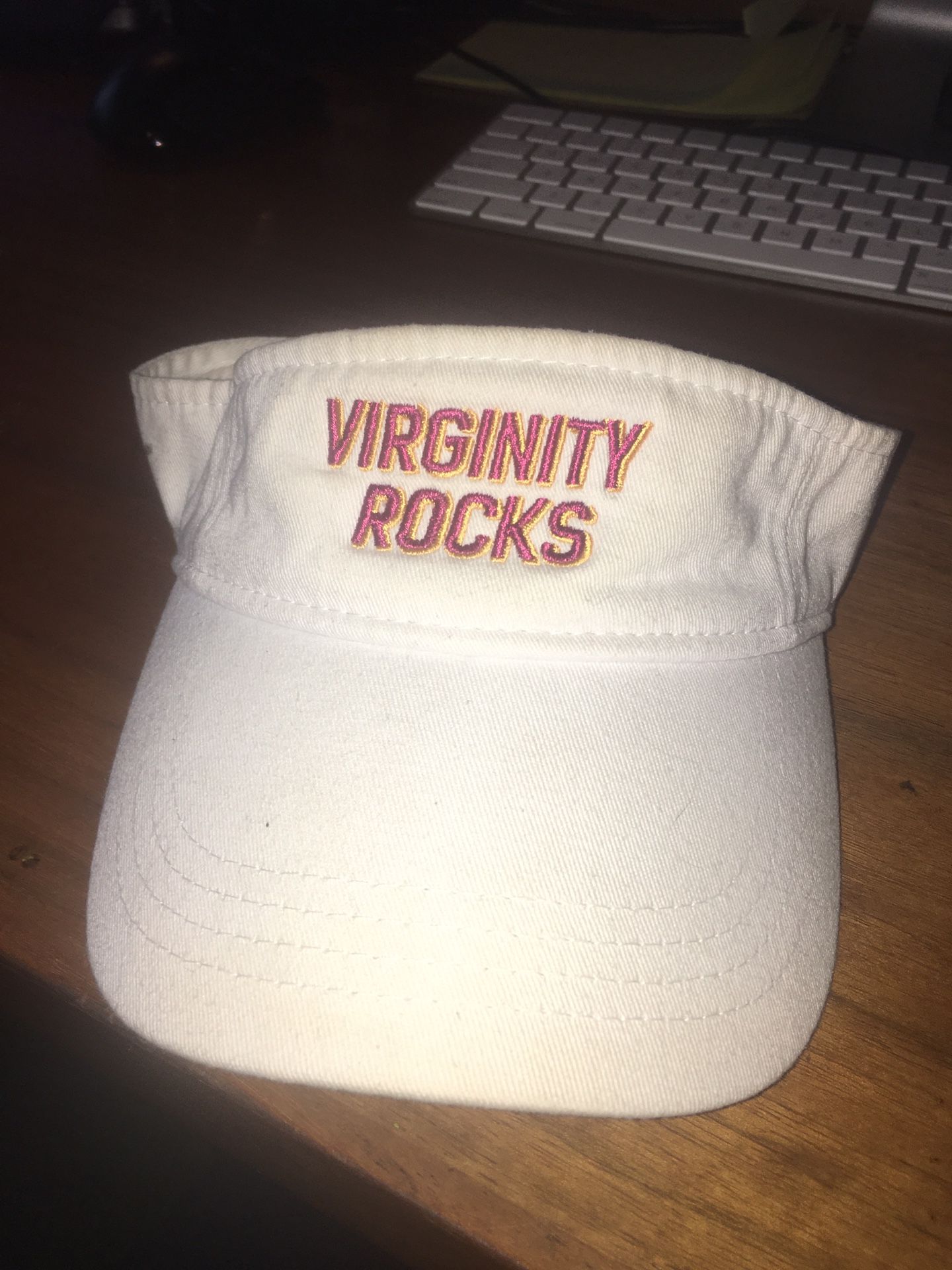 Danny Duncan virginity rocks signed visor