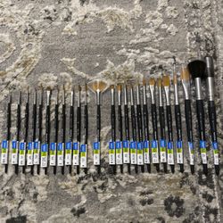 Princeton: Aqua Elite Series - Synthetic Watercolor Paint Brush Bundle #2 (25)