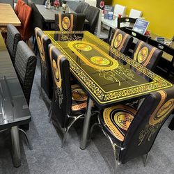 New In The Box 📦 Dining Table With 6 Chairs - Delivery Available 