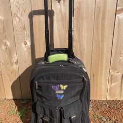 Baggallini Rolling Backpack Luggage Carryon