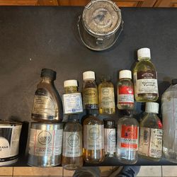 Selling A Bundle Of Oil Painting Mediums. Old Holland, Gamblin, Winsor And Newton L And F