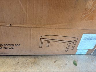 Gray bench