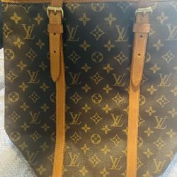 Louis Vuitton Bucket Bag GM Brown Canvas