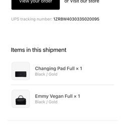 Mina Baie diaper bag