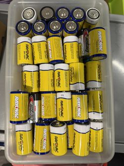 Approximately 75 D Batteries