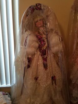 Victorian porcelain doll for serious doll collectors.