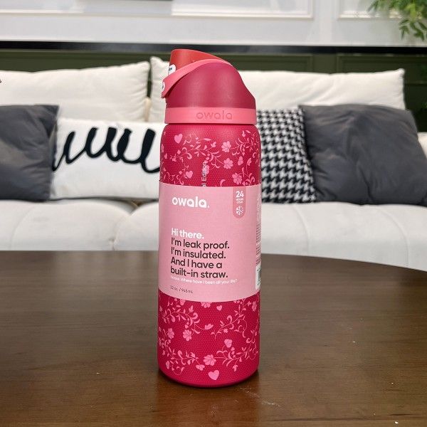 owala 24oz/32OZ Insulated Stainless Steel Water Bottle Double-Layer Kettle With Straw Vacuum Flasks For Sports Travel