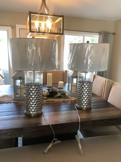 2 brand new lamps 