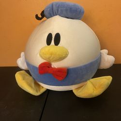 Disneyland Disney World Parks Donald Duck Ball Beanbag Plush Large Squishy 10"