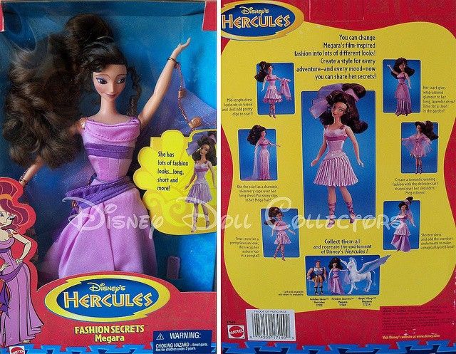 Vintage Disney's Hercules Megara Fashion Secrets Doll