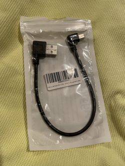 USB to Left Angle Mini USB .20cm (Left Angle Mini USB)