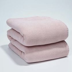 Oversized Chenille Sherpa Blanket, Warm Cozy Sherpa Blanket Soft Fluffy Blanket for Couch Bed Sofa, Pink, 60x80 inches, All Season Color: Pink 