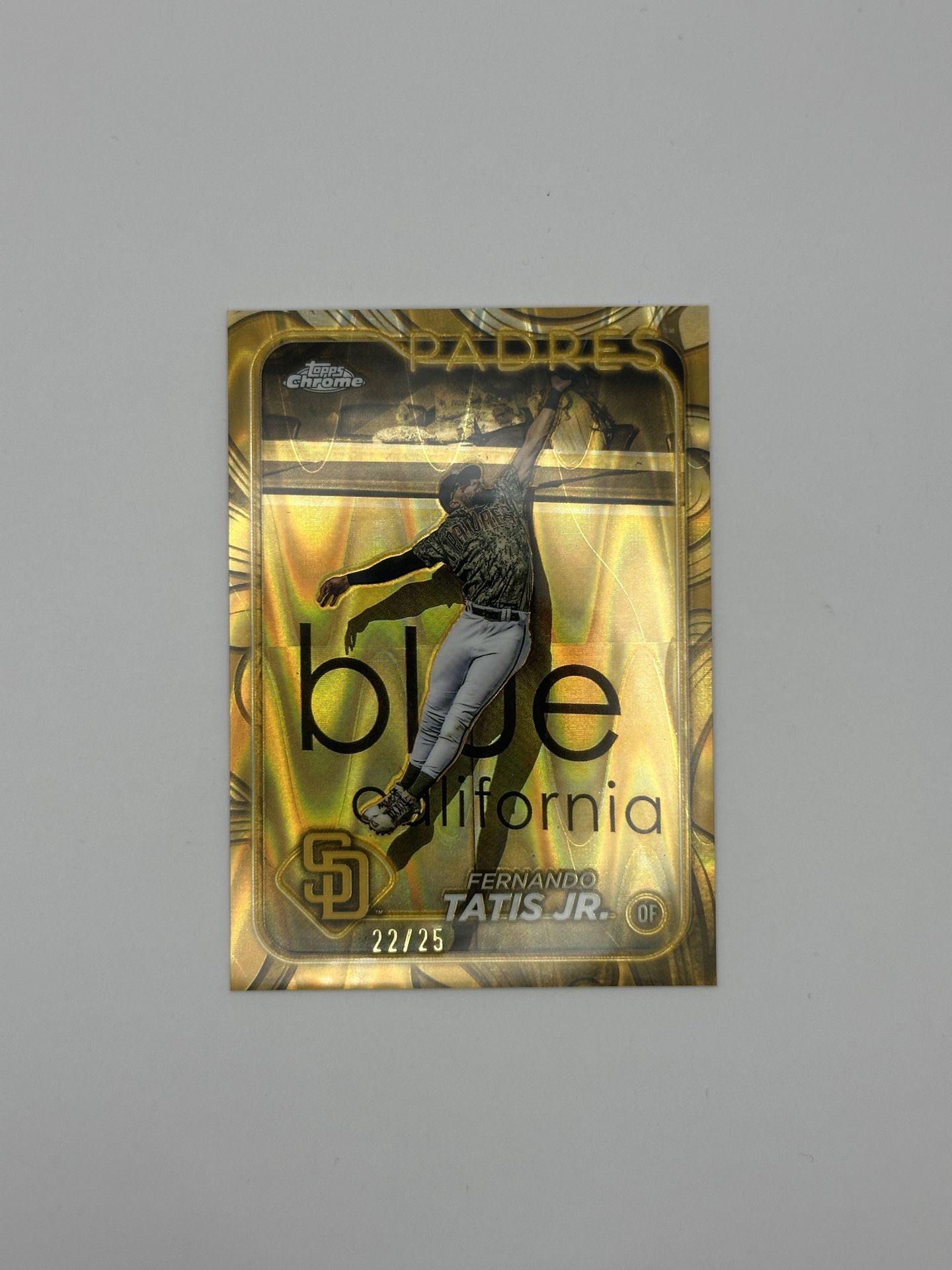 2024 Topps Gilded Collection Fernando Tatís Jr. #23 Gold RayWave Refractor /25