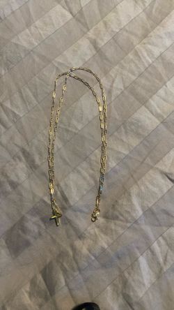 14K 18in gold necklace