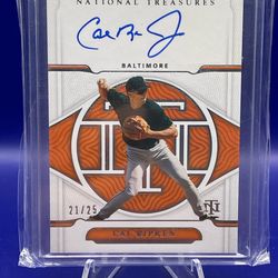 Cal Ripken  Autographed National Treasure #/25