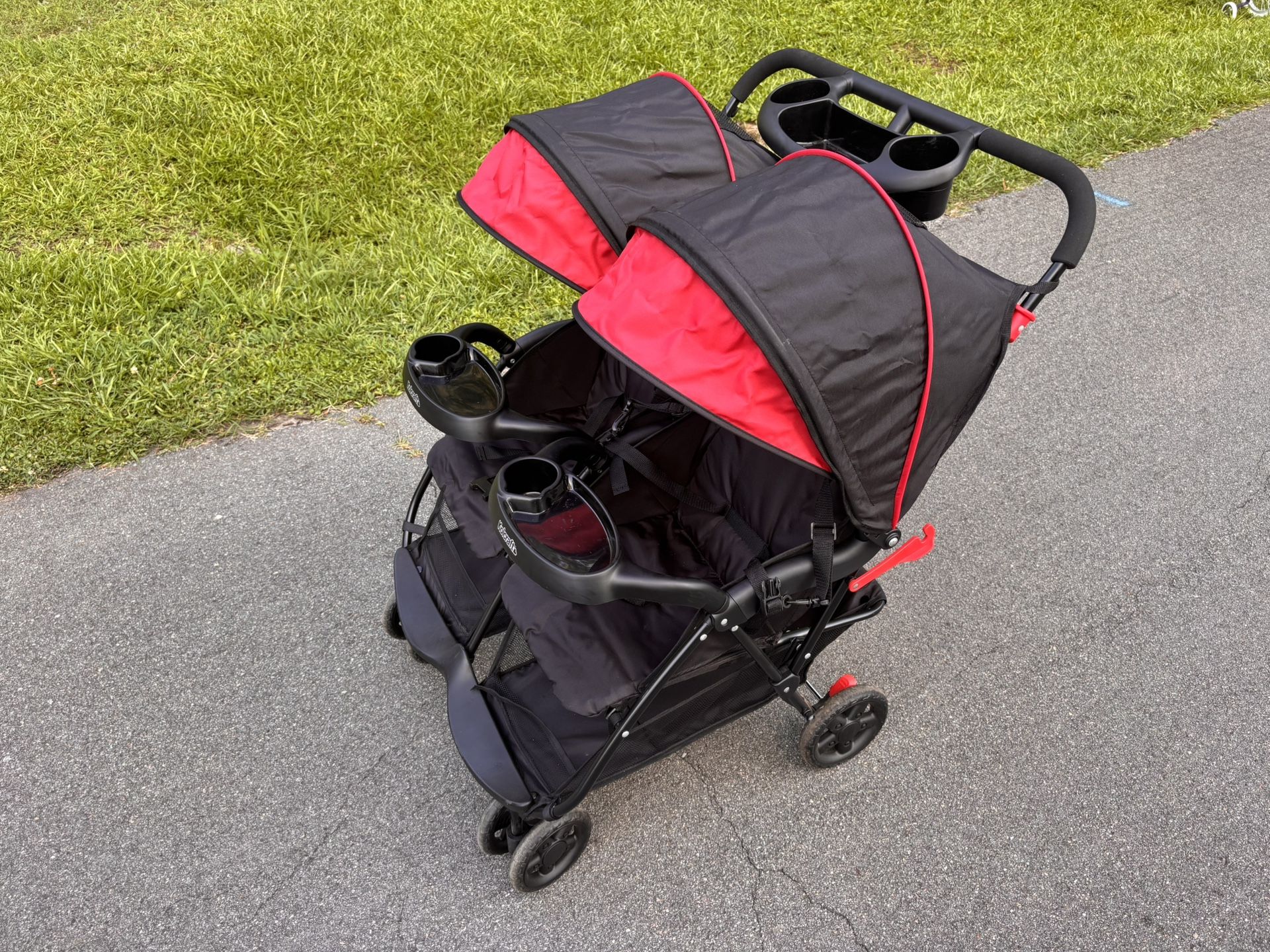 Kolcraft Double Stroller - Twin/Toddler Side-by-Side