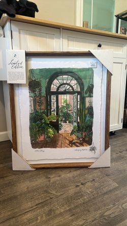 Plant Room framed picture
