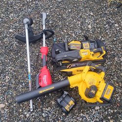 Milwaukee and Dewalt Tool 