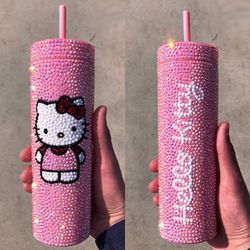 New Hello Kitty Rhinestoned Cup