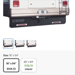 Smart Solutions 00016 Ultra Guard Tow Guard - Motor Home, 16" L x 94" W