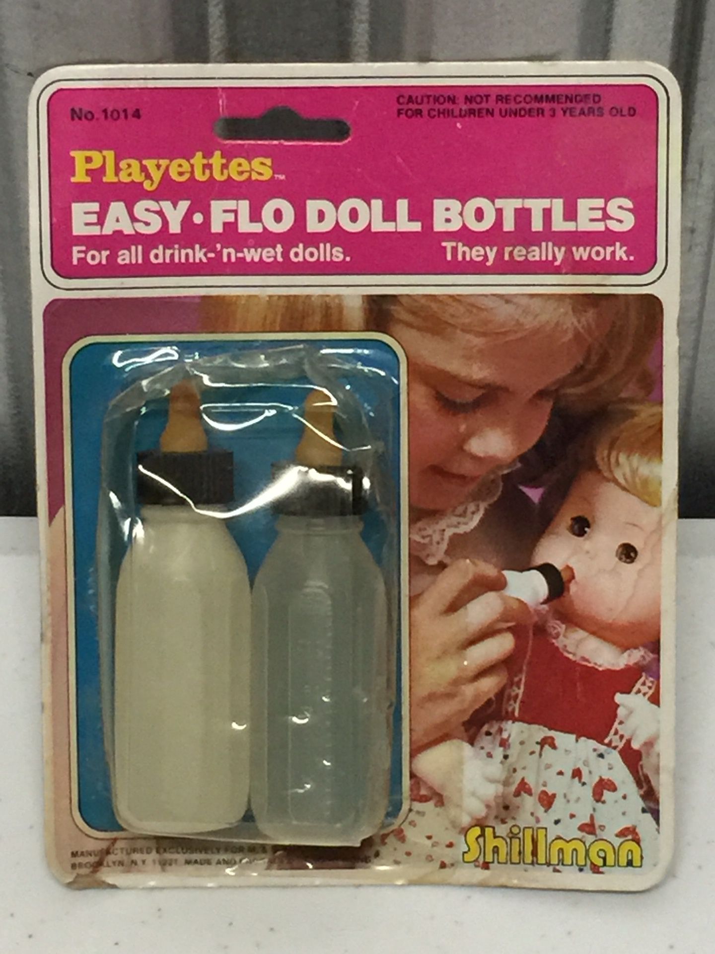 Vintage Playettes Easy Flow Doll Bottles