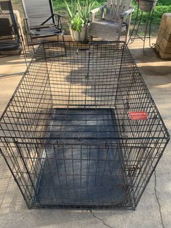Extra Large Foldable Dog Crate with handle
