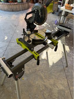 Ryobi 18v 7 1/4 miter saw and table