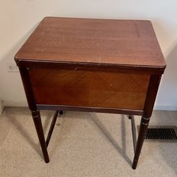 Vintage Sewing Machine Table