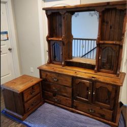 Solid Wood Dresser and Nightstand