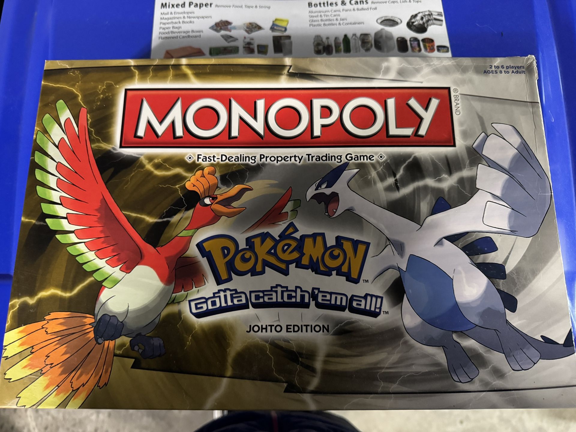 Pokemon Monopoly Johto Edition