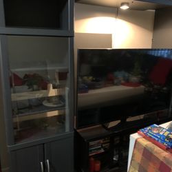 Bookshelf  Black Collar Five Shells And  Each Side