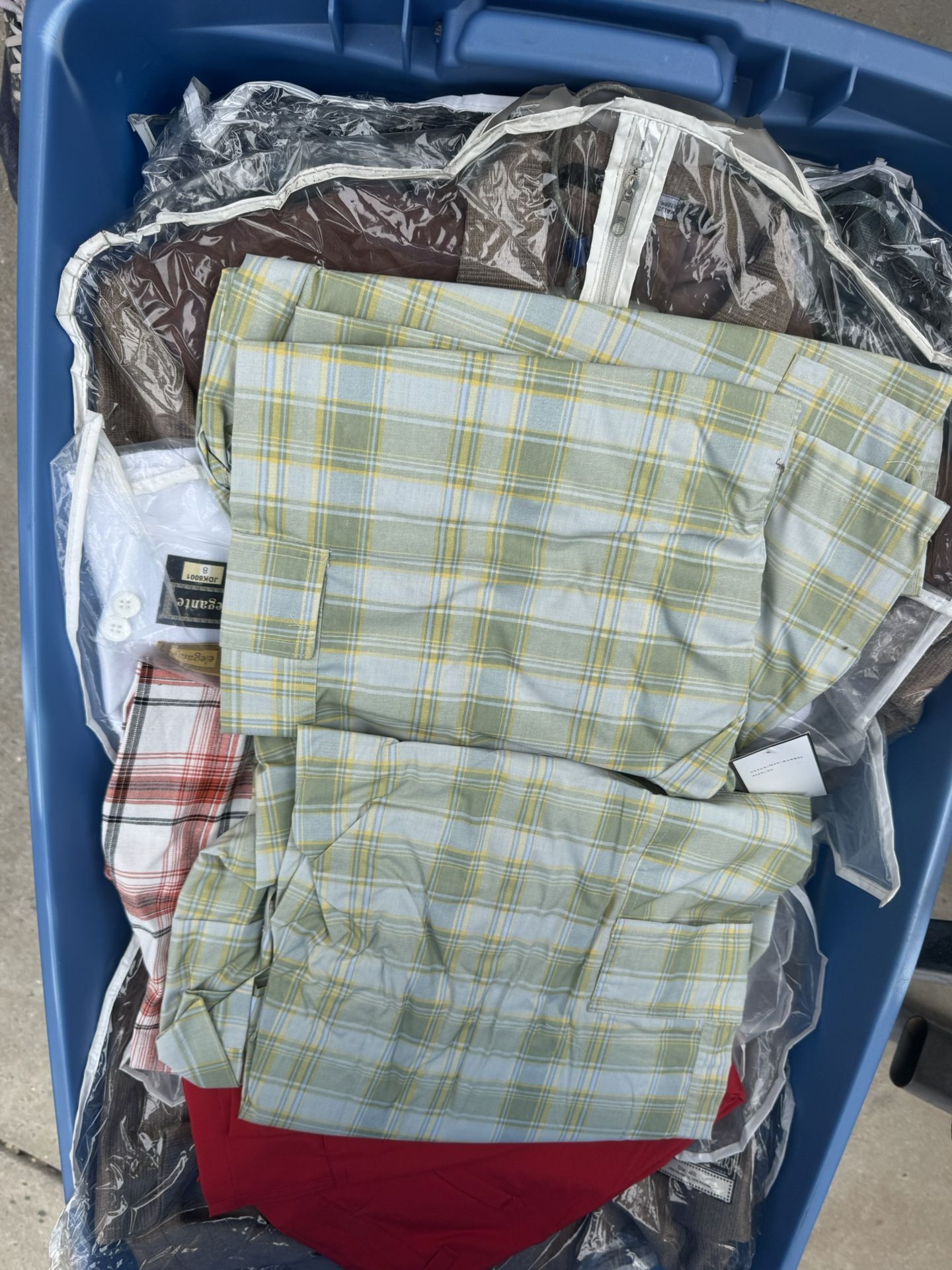 3 Boxes Of Various Size And Color Clothes. All Brand New Never Worn 