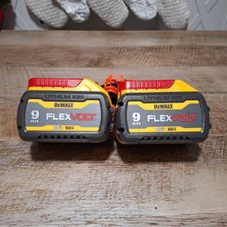 Dewalt 60v Flexvolt 9.0 AH Batteries New