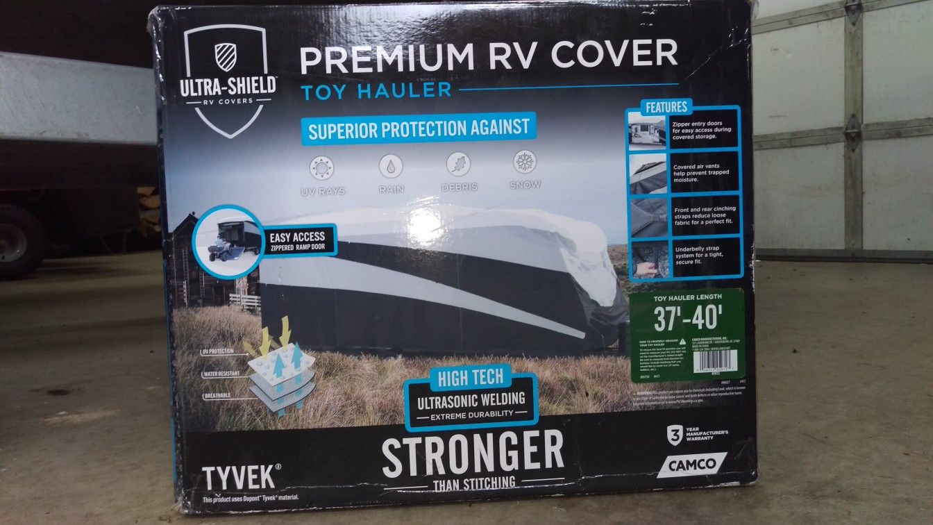 PRICE REDUCED - Toy Hauler RV Cover