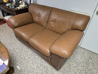 Two Leather Couches. Leather Couch.