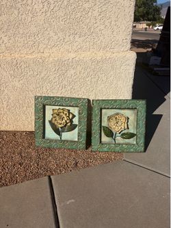 Metal Floral Wall Art